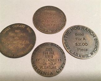 Antique Brothel Coins (sold as a set)