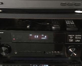 Sony Turntable PS- LX300USB, Pioneer Receiver VSX-820 and Sony CDP-CE375 CD Changer (sold individually)