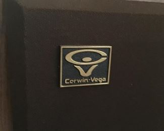 Pair of Vintage Cerwin Vega Series D-3 Speakers 
