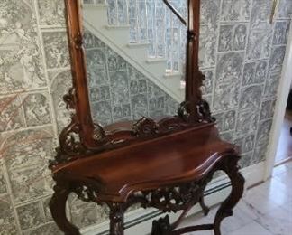 Antique entry table