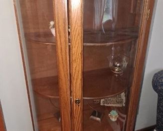 Bow Front China Cabinet