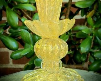 Murano Glass candle stick