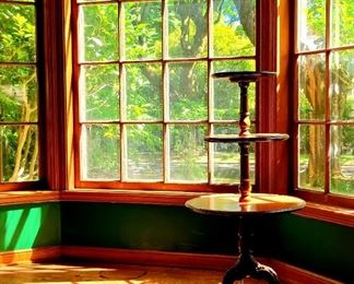 triple-tier Vintage Mahogany Butler's Table  #10