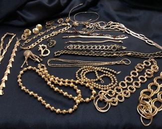 Gold Tone Costume Jewelry