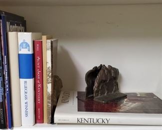 Kentucky Books Brass Horse Bookends