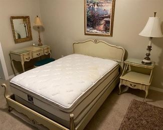 White French Provincial bedroom suite