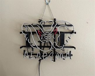 Alabama neon light, needs repair. 