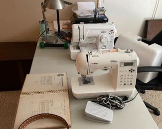 Pair of Brother Sewing / Embroidery machines. 