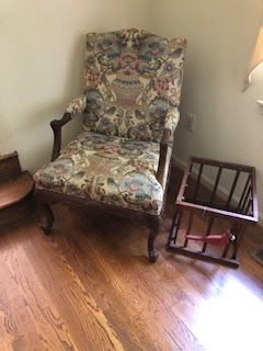 Fabric chair $25
