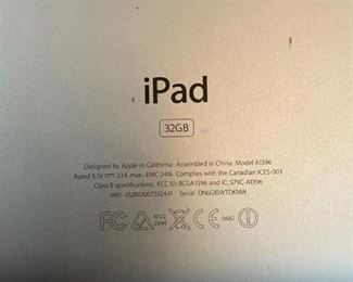 iPad -- 2nd Gen. 32 GB