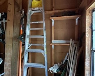ladder, landscape equipment