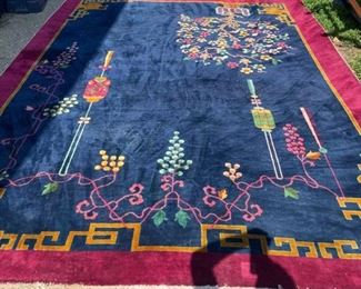 1930's Chinese rug 12' x 9'