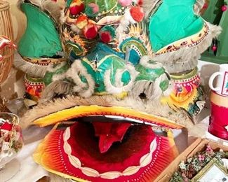 Vintage Handmade Chinese Dragon Head!