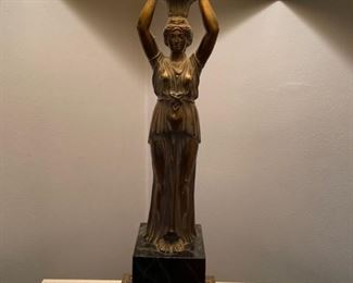 Art Nouveau Style Lamp 