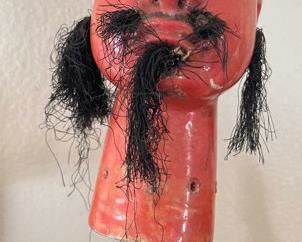 Vintage Handmade Chinese Puppet Head