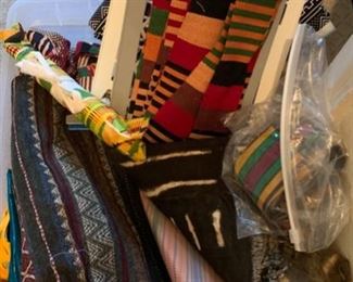 African and tribal pattern fabrics and trim