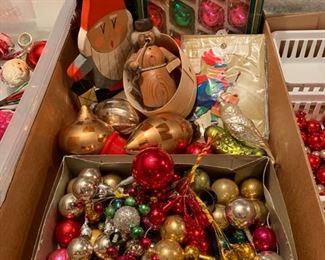 Vintage and antique Christmas ornaments and decor