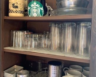 Drinking glasses and kitchen item