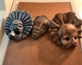 Professional artist created theater masks