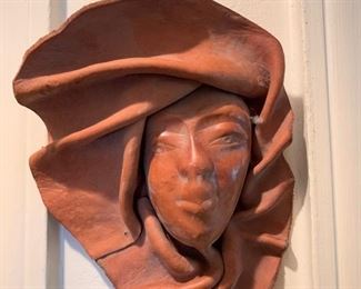 Vintage leather handmade mask