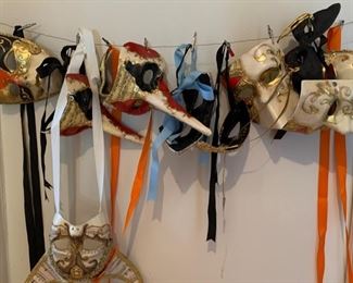 Professional artist created theater masks