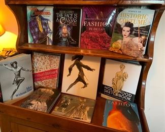 This estate's library is full of beautiful hard and soft cover books on a wide variety of subjects