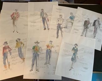 Stanton's Garage costume rendering artwork