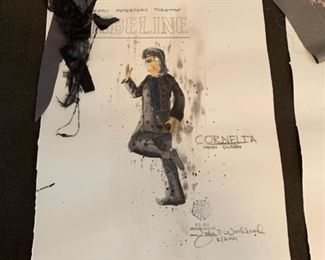 Cymbeline presented by The Hilberry Repertory Theatre costume renderings