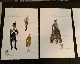 Charles Dickens Great Expectations costume renderings