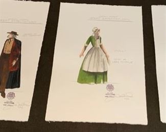 Charles Dickens Great Expectations costume renderings