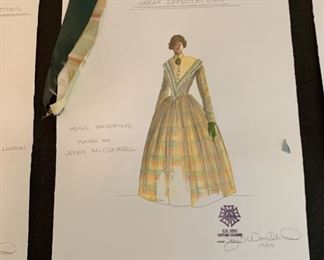 Charles Dickens Great Expectations costume renderings