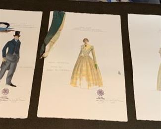 Charles Dickens Great Expectations costume renderings