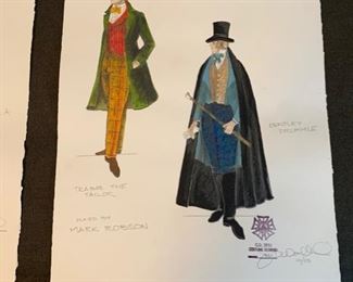 Charles Dickens Great Expectations costume renderings