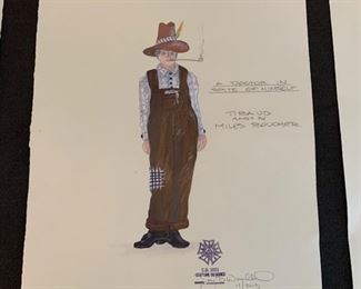 A Doctor in Spite of Himself presented by The Hilberry Repertory Theatre costume renderings