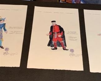 A Doctor in Spite of Himself presented by The Hilberry Repertory Theatre costume renderings