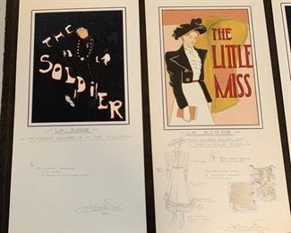 La Ronde costume renderings