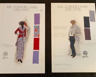 Joe Turner's Come and Gone costume renderings