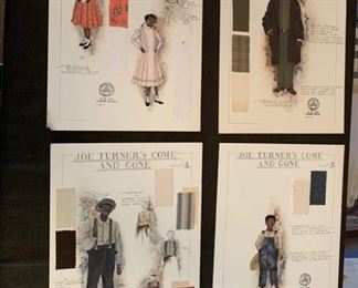Joe Turner's Come and Gone costume renderings