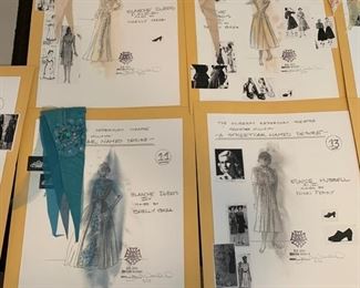 A Streetcar Named Desire presented by The Hilberry Repertory Theatre costume renderings