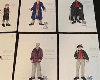 An Enemy of the People theater play costume renderings