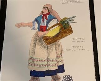 An Enemy of the People theater play costume renderings