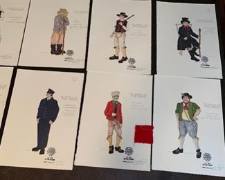 An Enemy of the People theater play costume renderings
