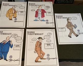 Born Yesterday theater play costume renderings