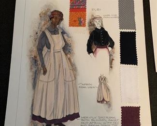 Joe Turner's Come and Gone costume renderings