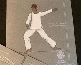 The University of Michigan Department of Dance "Identified Flying Objects" costume renderings