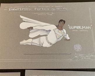 The University of Michigan Department of Dance "Identified Flying Objects" costume renderings