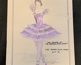 Tchaikovsky's "The Nutcracker Suite" costume renderings