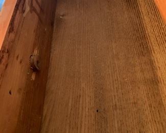 Gorgeous restored antique Shaker dry sink / kitchen hutch, handmade 1800s. This stunning piece measures 60" tall, 18" deep and 39" wide. 