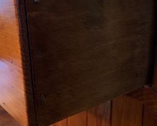 Gorgeous restored antique Shaker dry sink / kitchen hutch, handmade 1800s. This stunning piece measures 60" tall, 18" deep and 39" wide. 