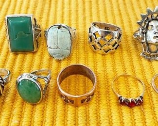 Vintage turquoise, Silver and copper +